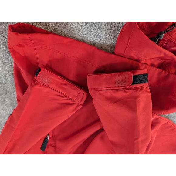 Nike Golf Windbreaker Pullover Women's XL Red Black Colorblock 1/2 Zip Pockets - Picture 10 of 15